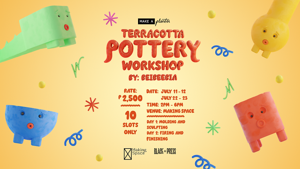[Make-A: Planter] Terracotta Pottery Workshop 2