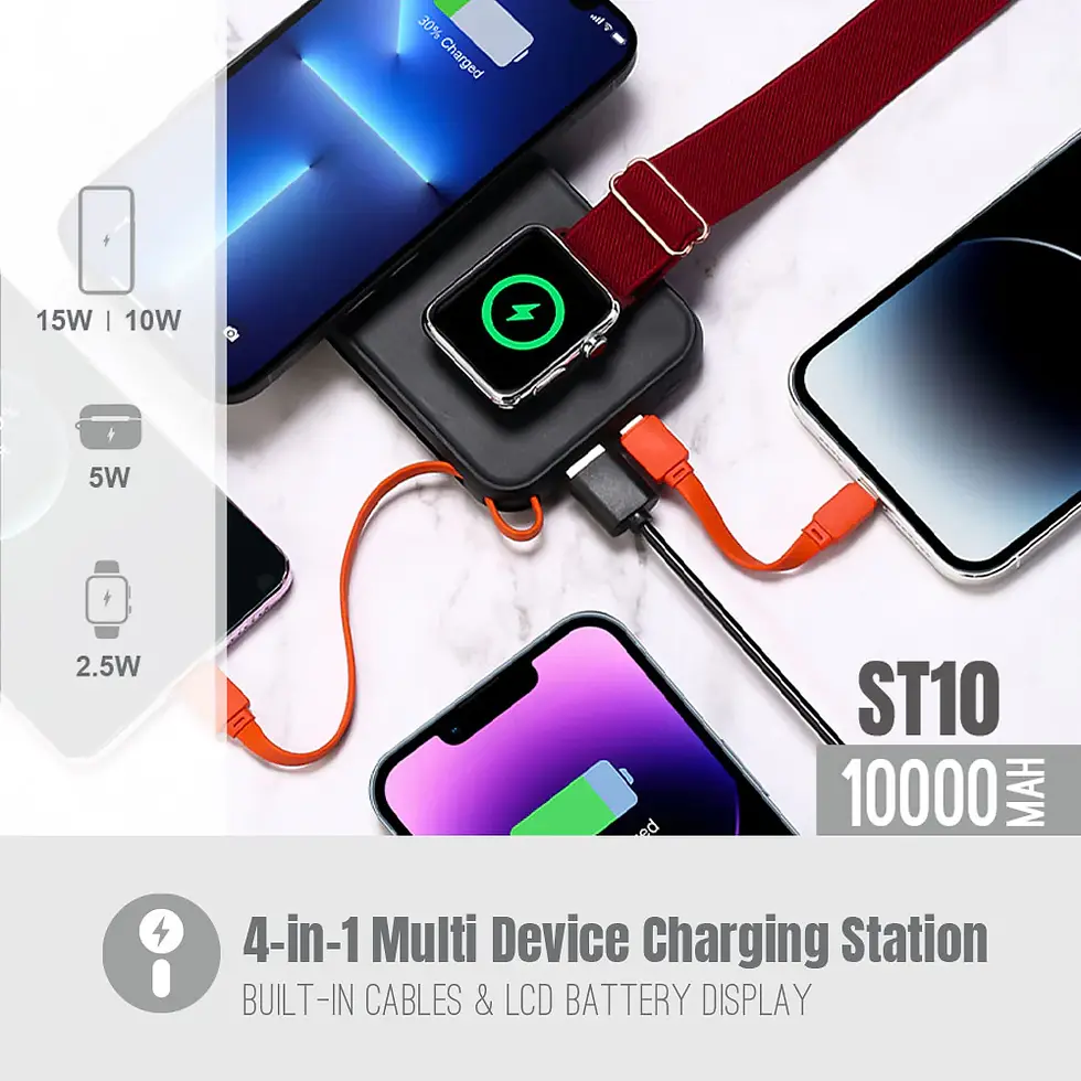 Miniatura: Magnetic 4-in-1 10000mAh Power Bank Station