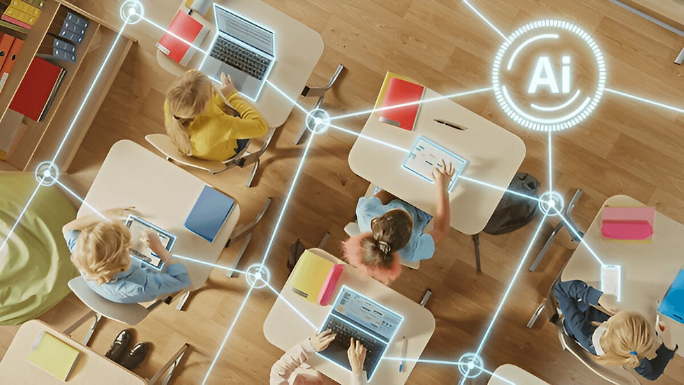 back to school image of smart classrooms