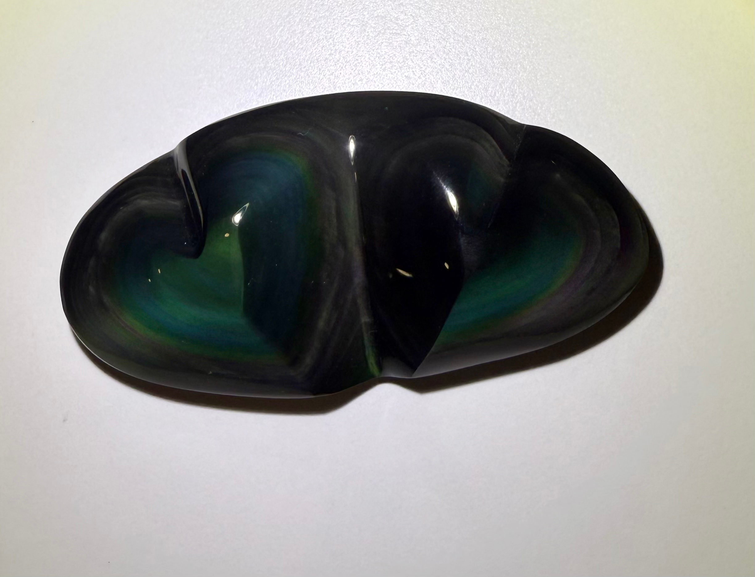 Handmade Rainbow Obsidian Heart