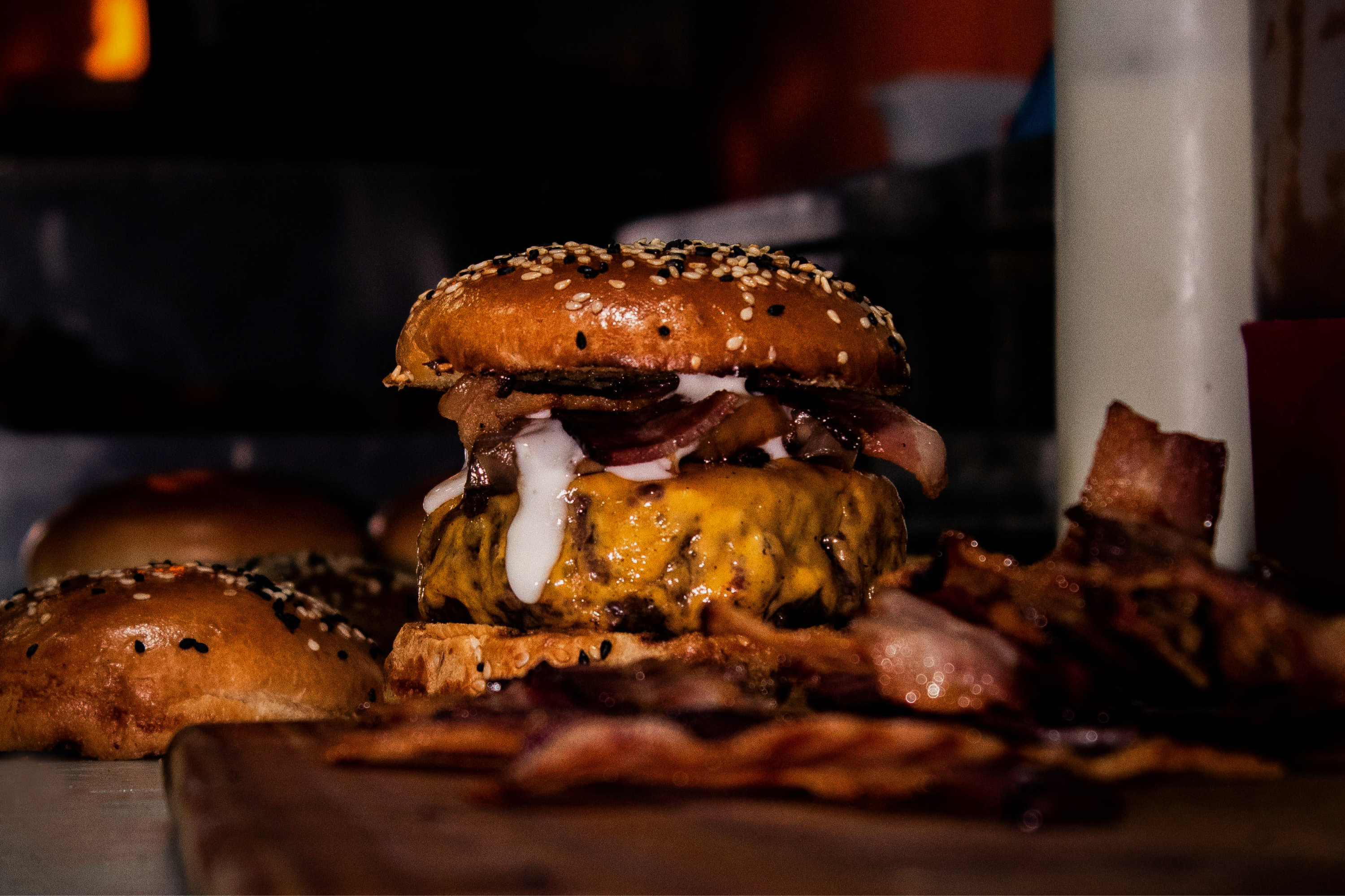 Arranged Food and Objects