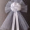 Thumbnail: "Basic Classic White Wedding Ribbon Bow – Ideal for Chairs, Wreaths, and More!"