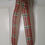 Thumbnail: Double loop red plaid wing tail ribbon with tail bow