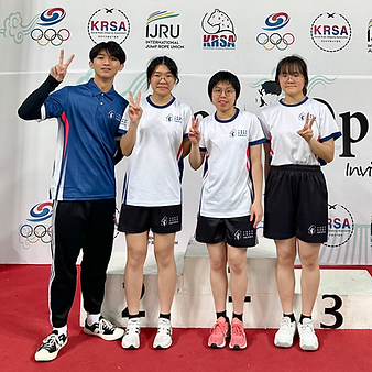 花式跳繩比賽運動員於國際比賽情況