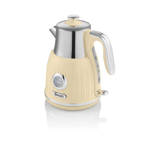 * Kettle SWAN Retro 1.5 Litre Dial Kettle with Temperature Gauge