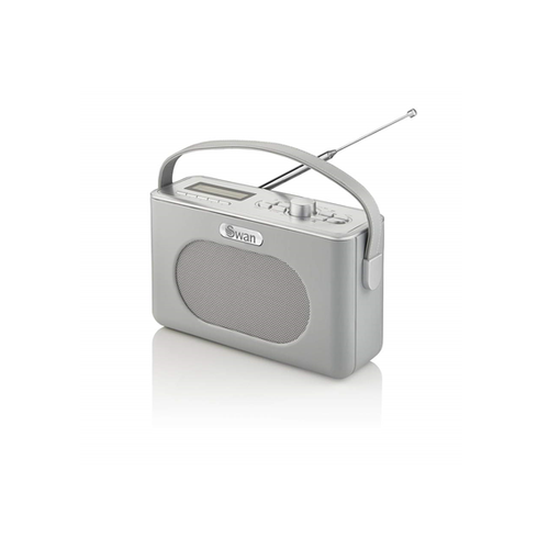 *Radios SWAN Retro DAB Bluetooth Radio Grey Banwell Appliances