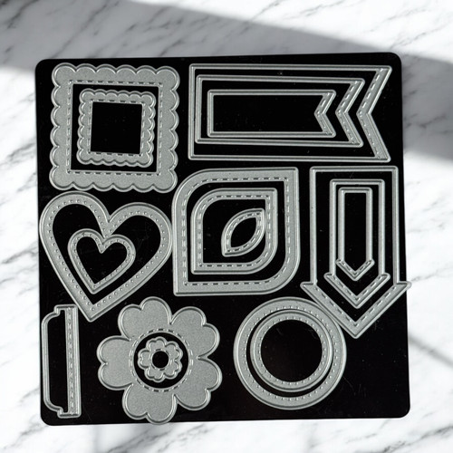 🎨 CTMH Decorative Shapes Thin Cuts (Z7133) | ThisChickLovesPaper