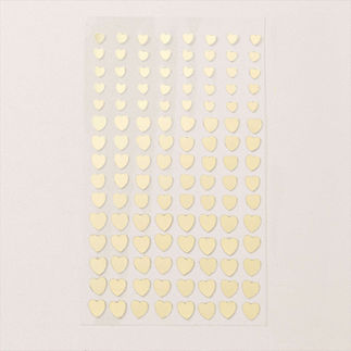 ADHESIVE-BACKED HEART SEQUINS