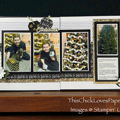 Celebrate life, survival, and storytelling with this 12x12 double-page Christmas scrapbook layout featuring Stampin’ Up!’s Modern Christmas DSP. Get inspired with a powerful comeback story, layered embellishments, and a heartfelt holiday scrapbooking tutorial from This Chick Loves Paper.