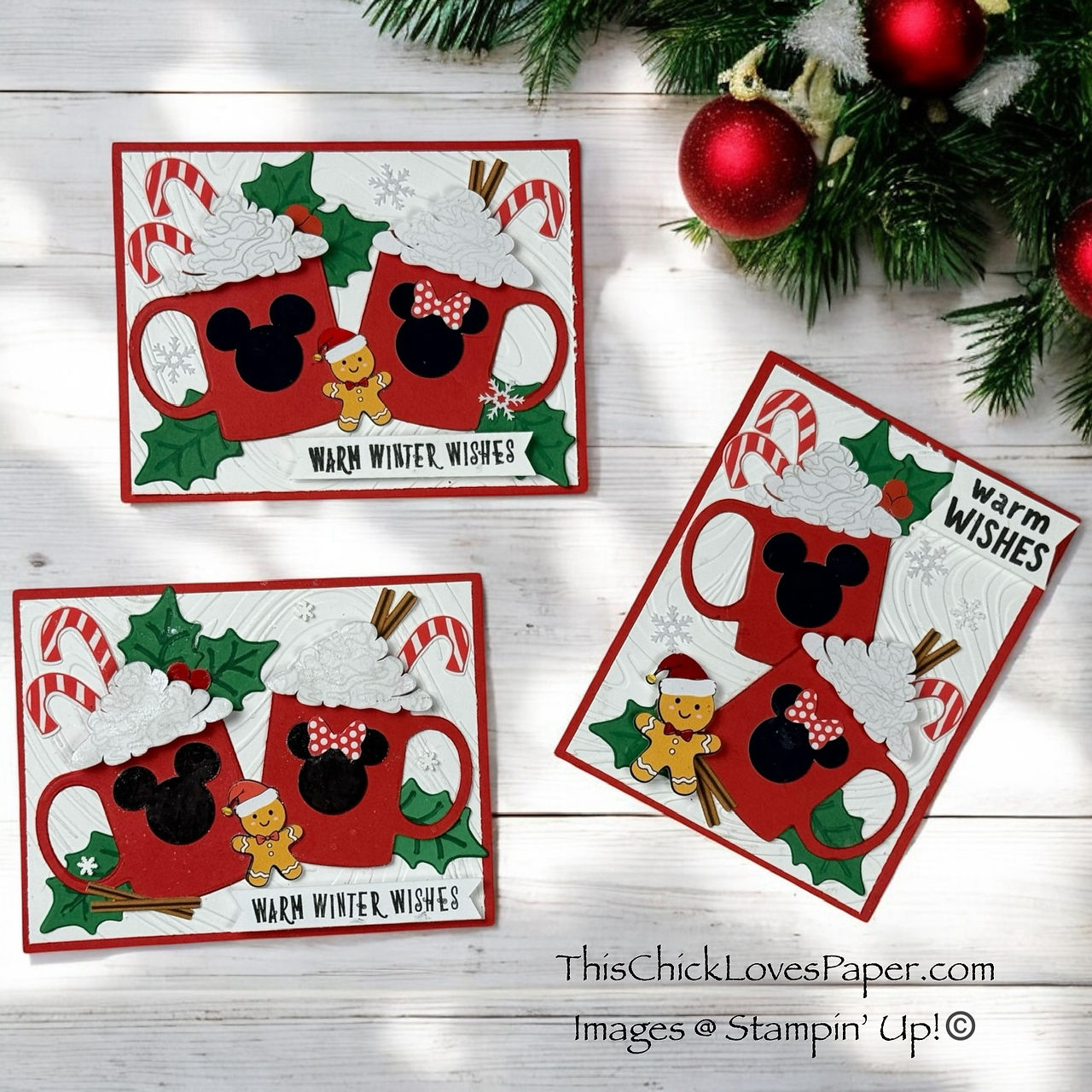 ☕✨ A Disney-Inspired Holiday Treat—Mickey & Minnie Hot Cocoa Cards!