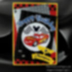 Birthday card featuring a red race car with "95," checkered flags, "Happy Birthday" text, metallic textures, and yellow "Champion" badge.