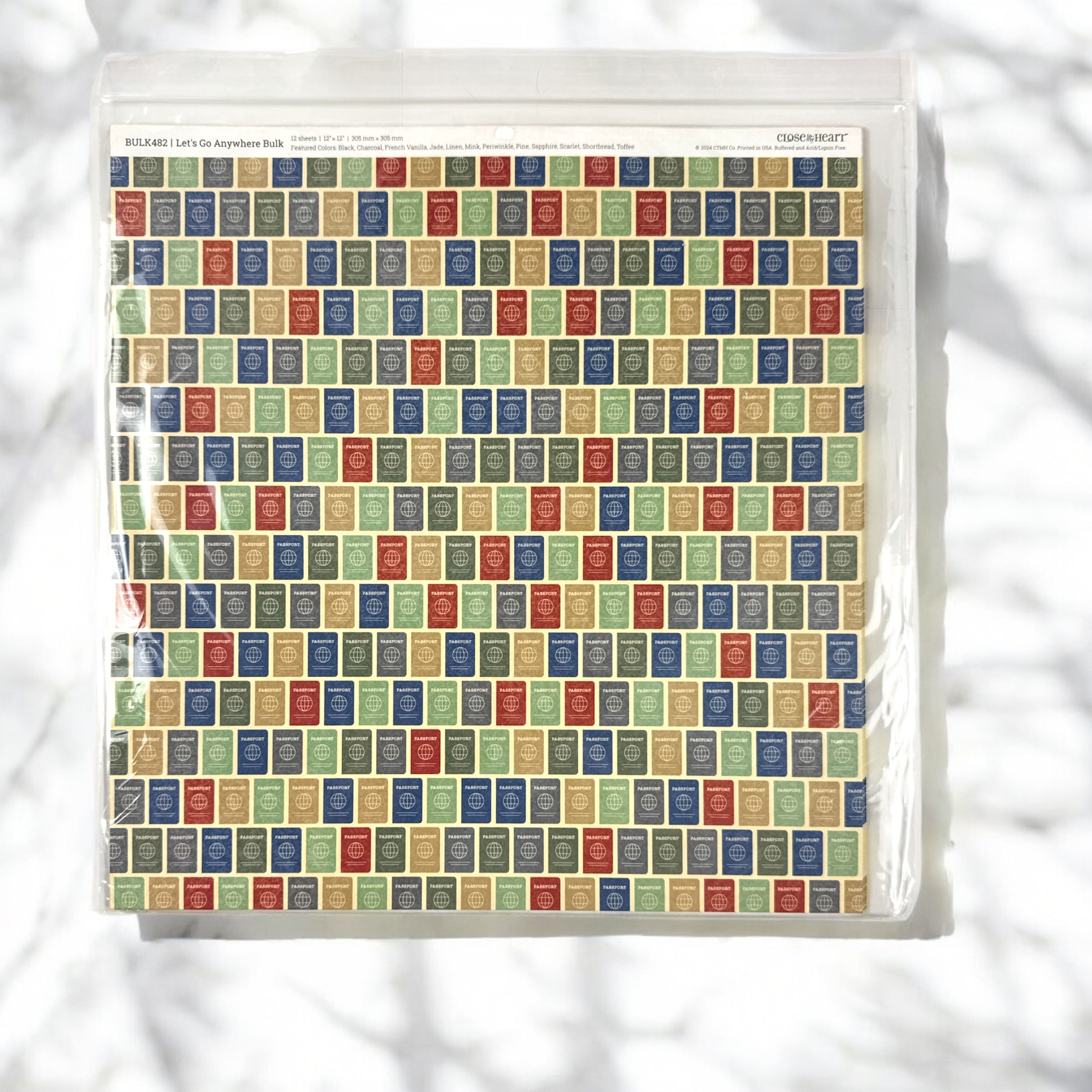 Close To My Heart – Let’s Go Anywhere Bulk Paper (BULK2601)