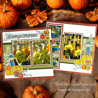 🔥🚀 PUMPKIN PATCHIN’ SCRAPBOOK LAYOUT – CAPTURE FALL MEMORIES IN STYLE! 🎃🍂 