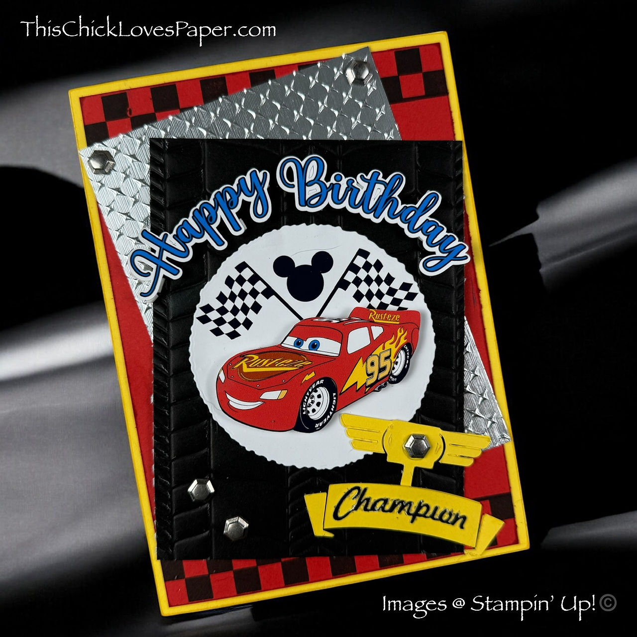  Rev Your Engines: Disney Cars-Inspired Birthday Card Full of Crafting Magic! 