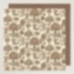 Stampin' Up! Autumn Toile Designer Series Paper: This 12" x 12" sheet showcases an intricate toile pattern, featuring detailed depictions of trees, pumpkins, and animals. Perfect for adding a touch of timeless elegance to your seasonal crafts.