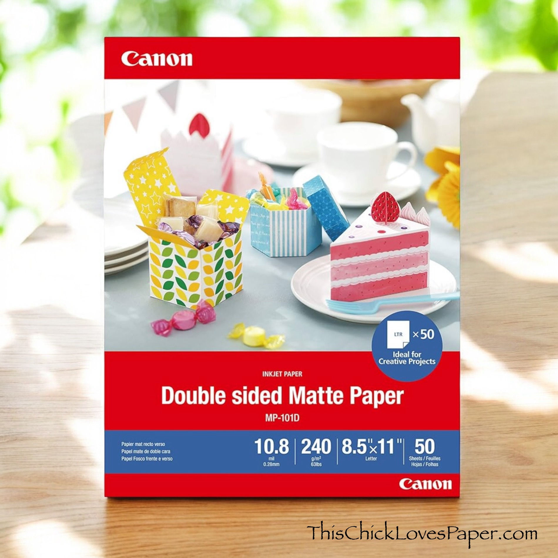 Canon Double-Sided Matte Photo Paper (MP-101D, 8.5×11)