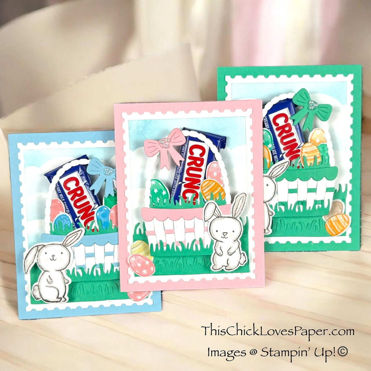 🍫 Chocolate-Filled Easter Basket Card (A2 Size) – A Step-by-Step Tutorial
