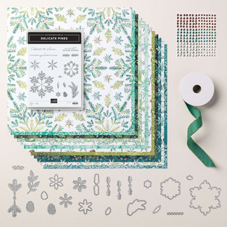 ELEGANT PINE SNOWFLAKES SUITE COLLECTION (ENGLISH)