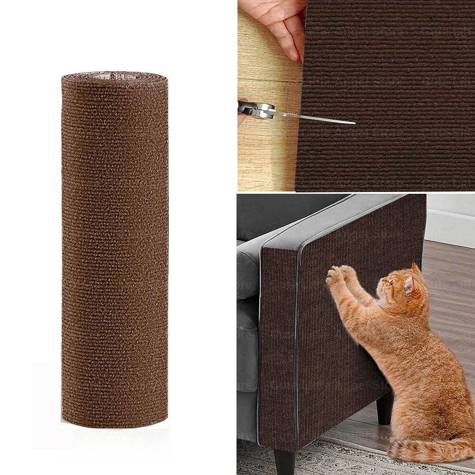 Miniatura: 40x300cm Cat Scratcher Sofa Protector Cats Scratcher Pad Board Protection Trimma