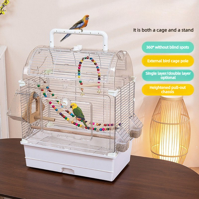 Miniatura: Bird Cage for Parakeets Cockatiels Finches Canary Aviary Breeding Viewing Decor 