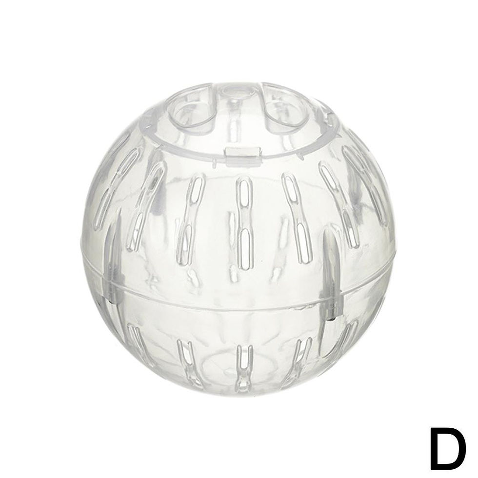 Miniatura: 10cm Mini Running BallHamster Golden Bear Sports Fitness Toytransparent Acrylic 