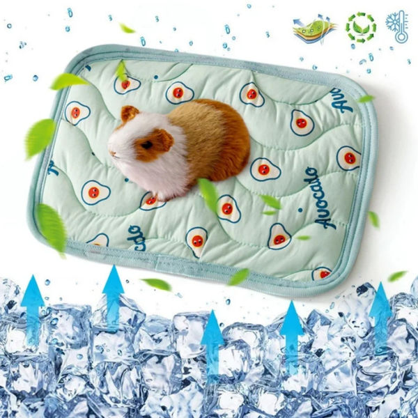 Hamster Cooling Pad Small Pet Cooling Mat Summer Ice Silk Cooling Mat Pet Coolin