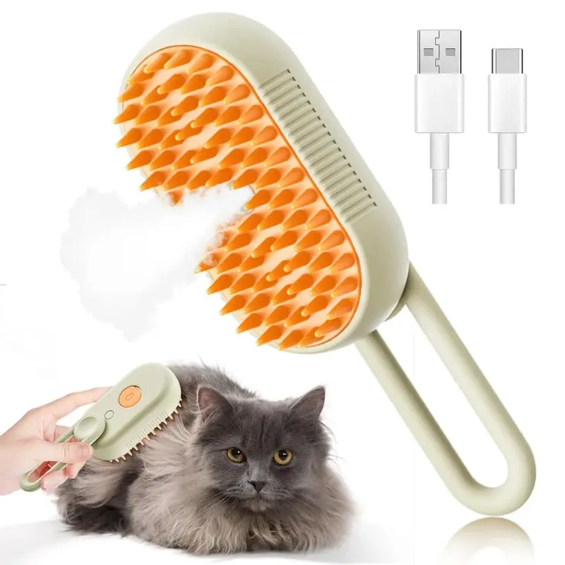 Miniatura: Pet Spray Hair Comb Pet Hair Remover Cleaning Brush Cats Grooming Dog Accessorie
