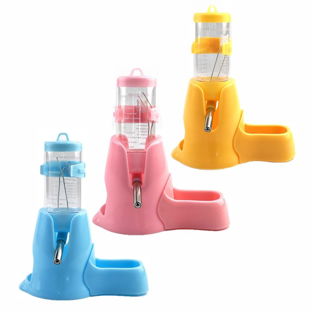 Steady Plastic Hamster Water Feeder 80ML Capacity Detachable Hamster Drinker Ham