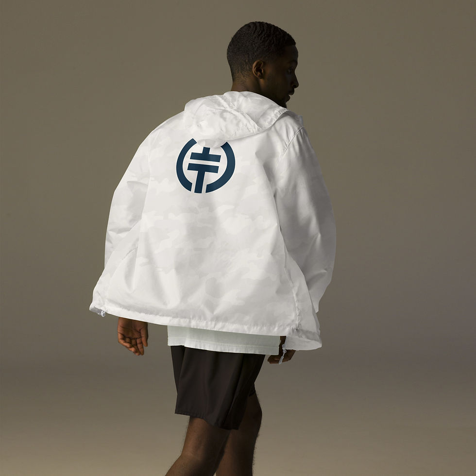 Thumbnail: Unisex lightweight zip up windbreaker