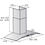 Thumbnail: Turbo Incanto TArch-90SS 90cm Chimney Hood With Glass Panel