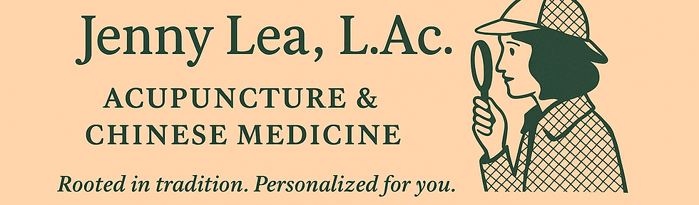 logo of Jenny Lea as sherlock holmes