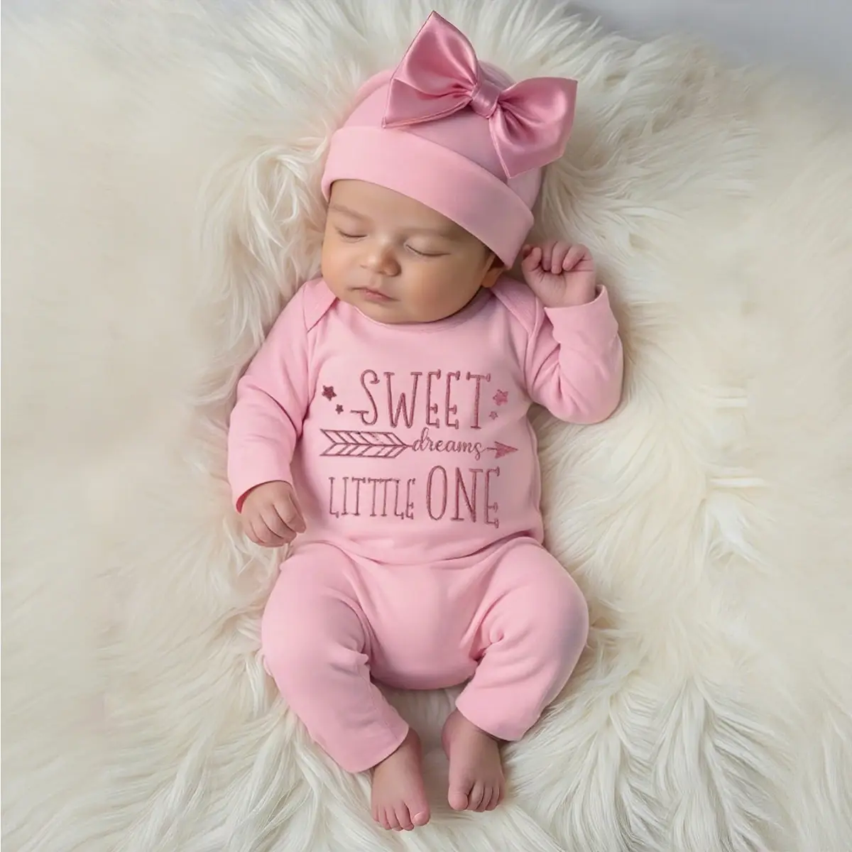Baby Letter Print Outfit – Soft & Stylish
