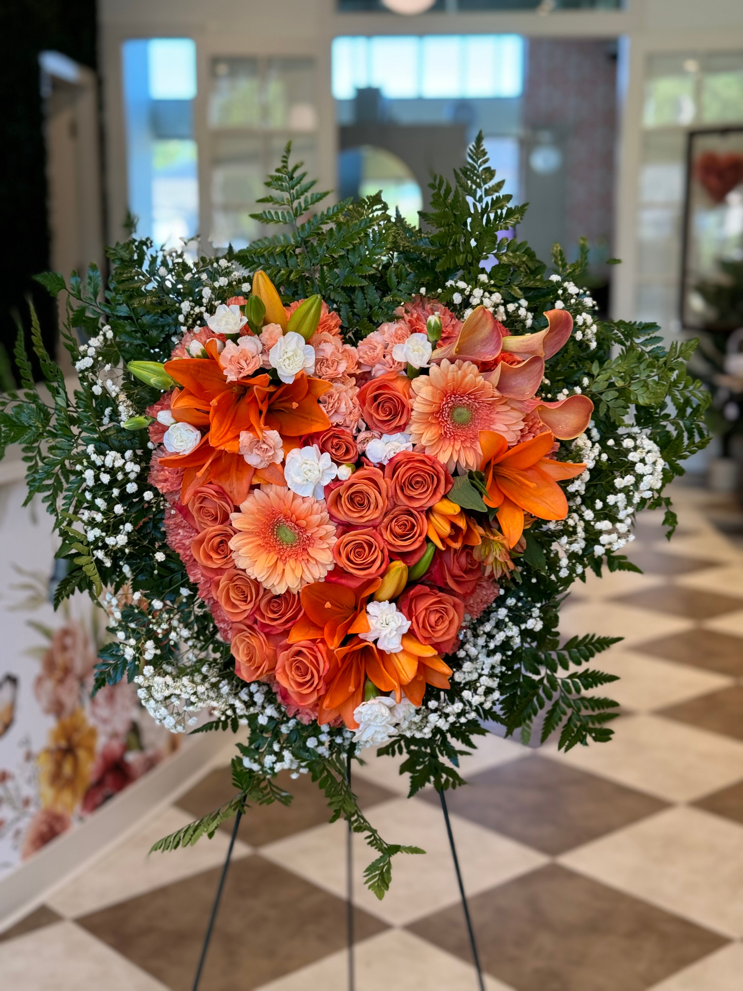 Memorial Solid Heart