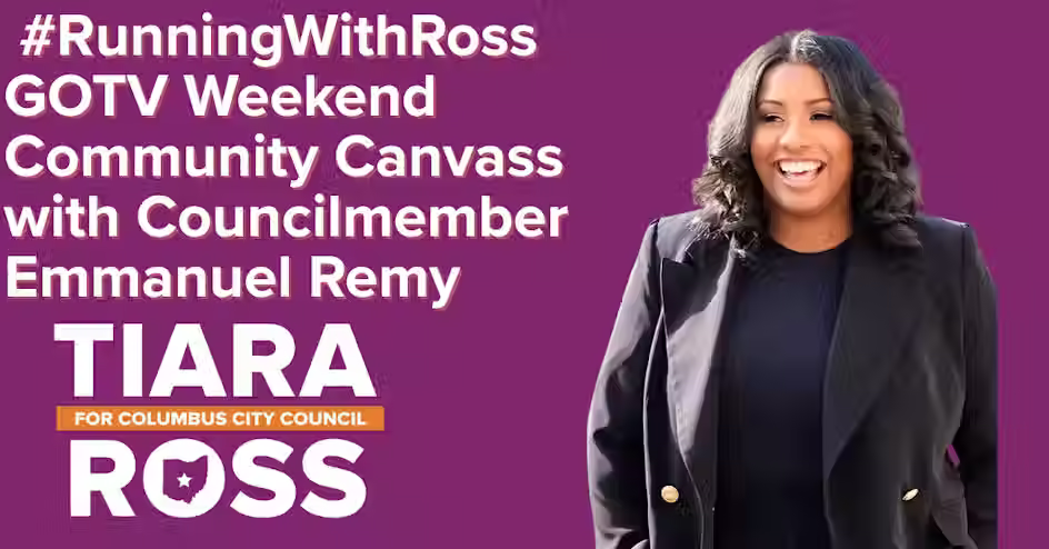 GOTV Weekend #RunningWithRoss Community Canvass Launch with Councilmember Emmanuel Remy