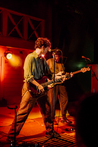 brooklyn-based band Nation of Language plays their first Miami show at Zeyzey