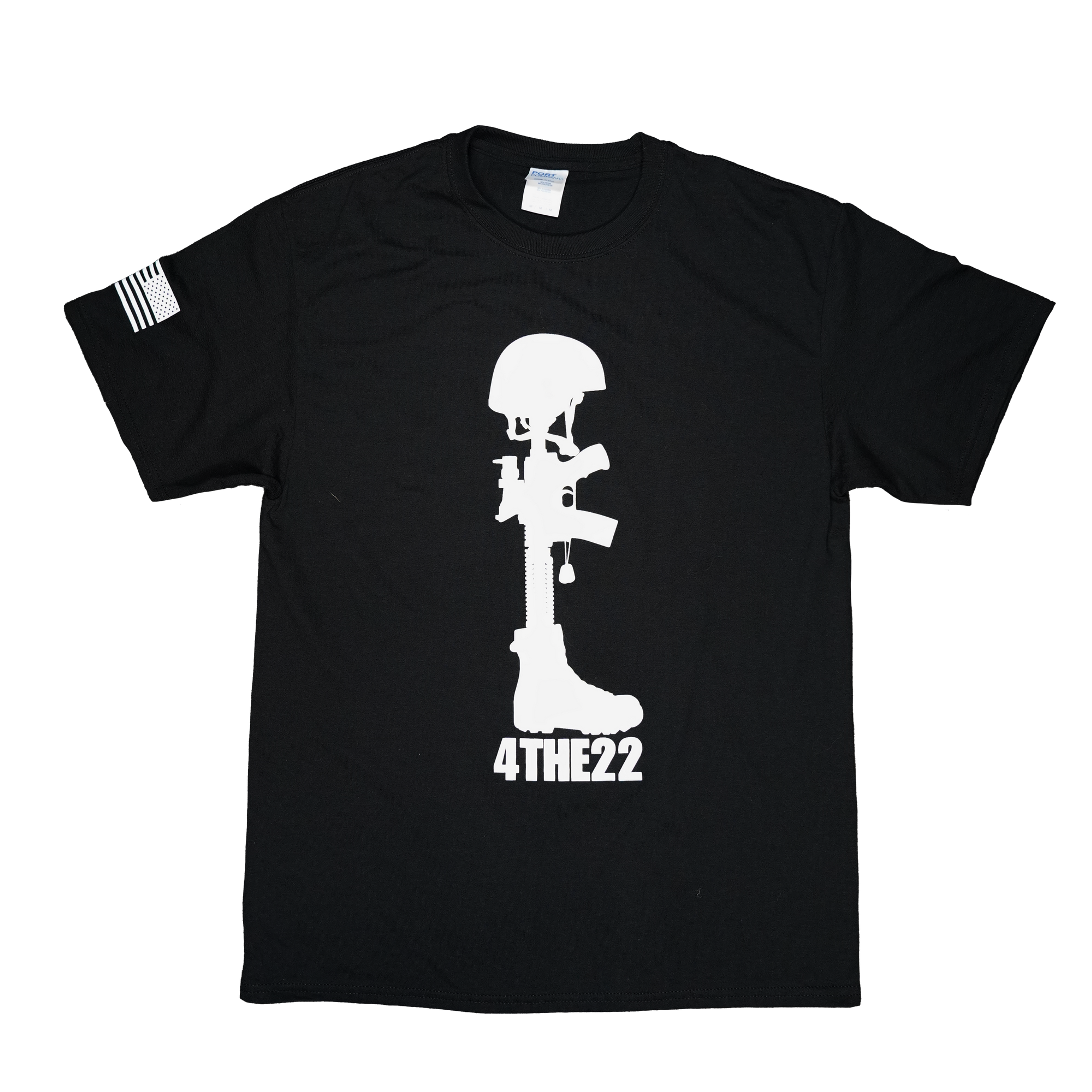 Unisex 4THE22 Jet Black Blended Tee