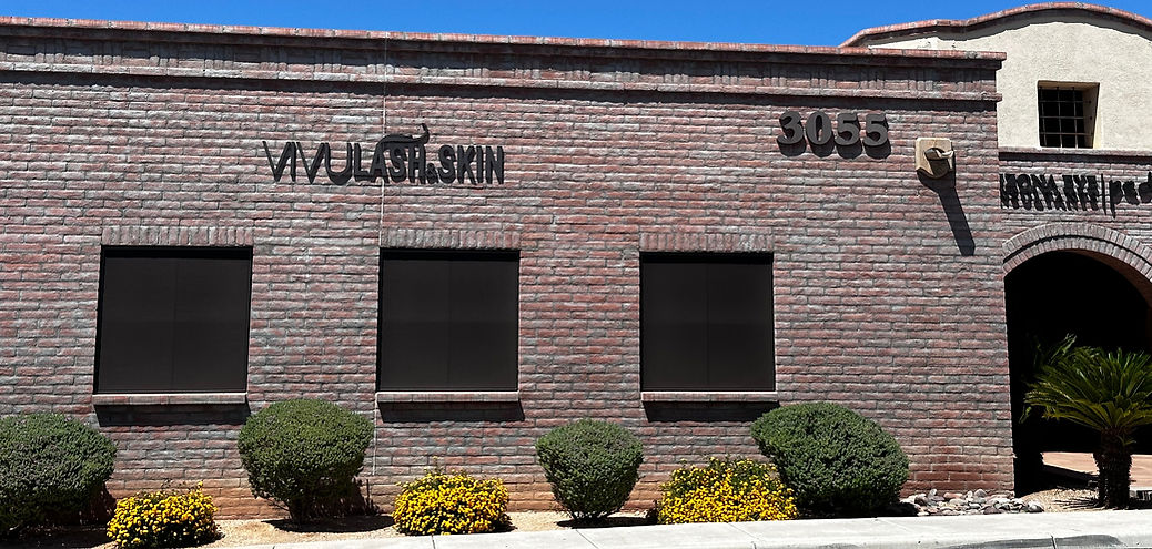 The front of Vivu Lash & Skin