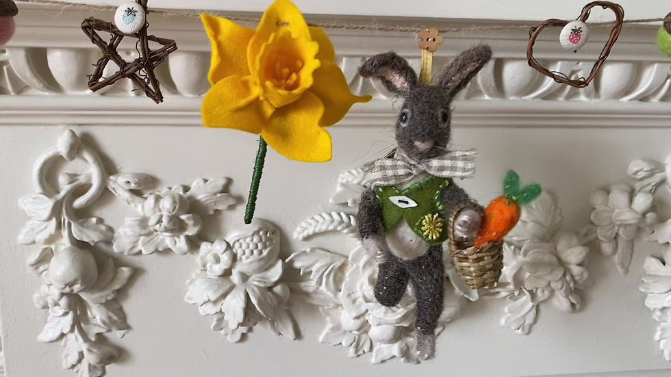Thumbnail: Easter bunny garland ... Alfie
