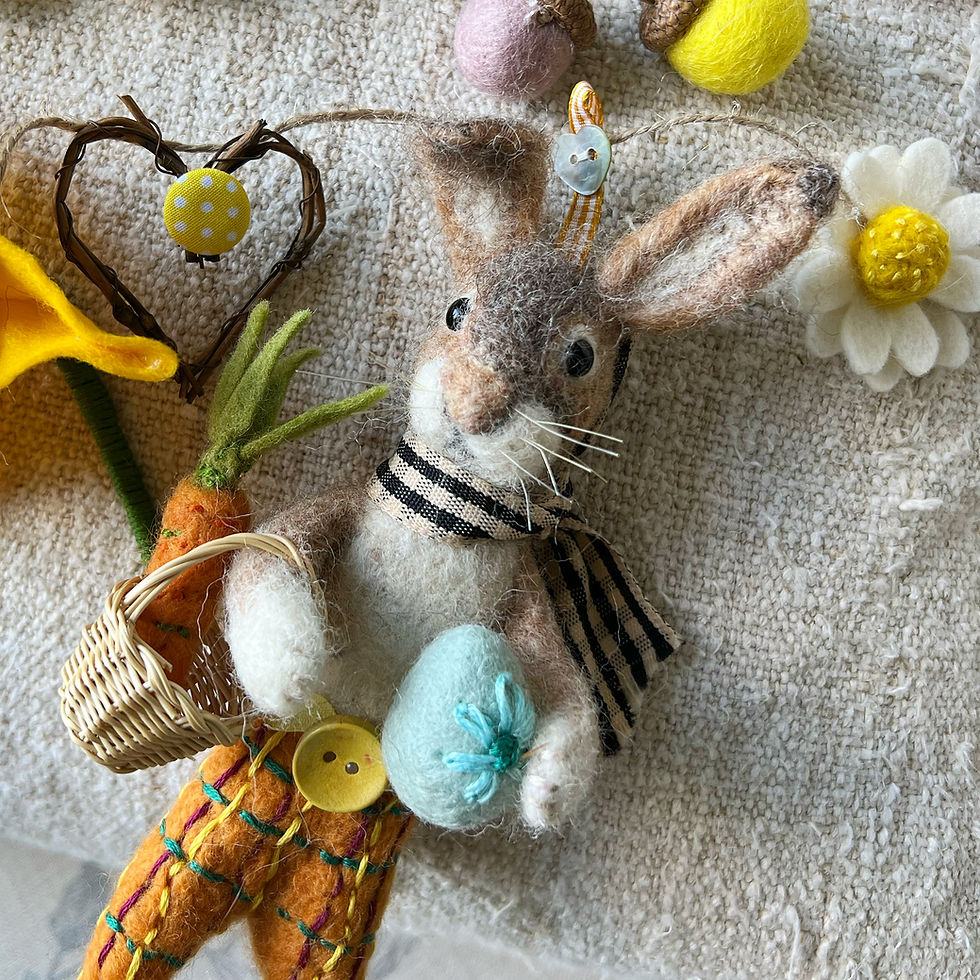 Thumbnail: Easter garland ... Twitch hare