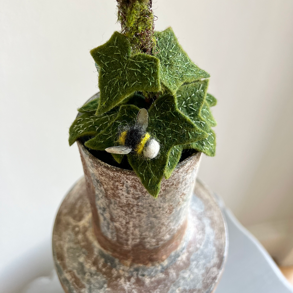 Thumbnail: Jenny wren and resting bee in catkins