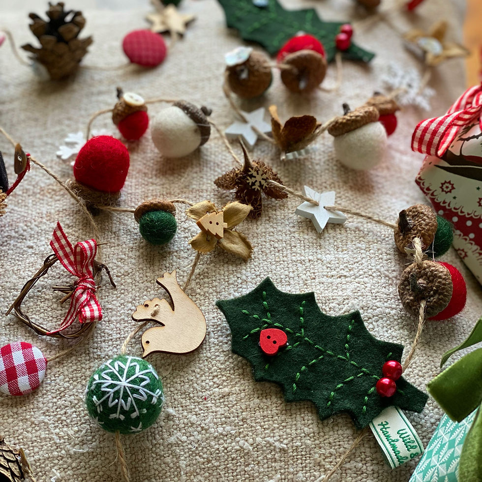 Thumbnail: Christmas garland ... Rory snowman