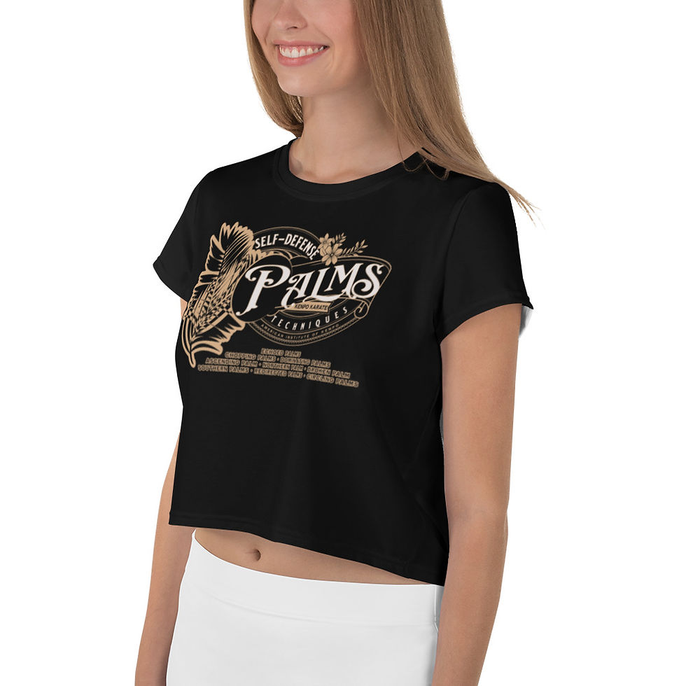Thumbnail: Palms EPJ: Women's Crop Tee Black