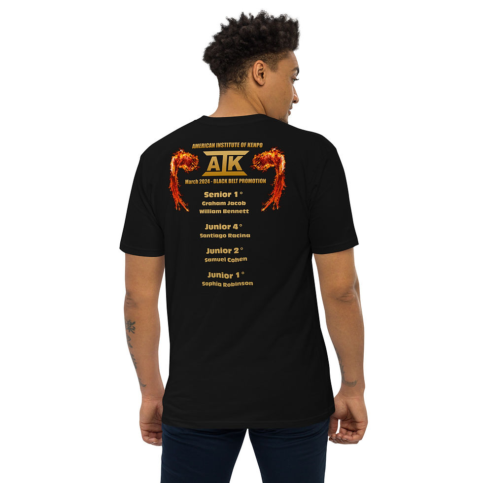 Black Belt Promotion 2024 March: Adult Premium T-Shirt