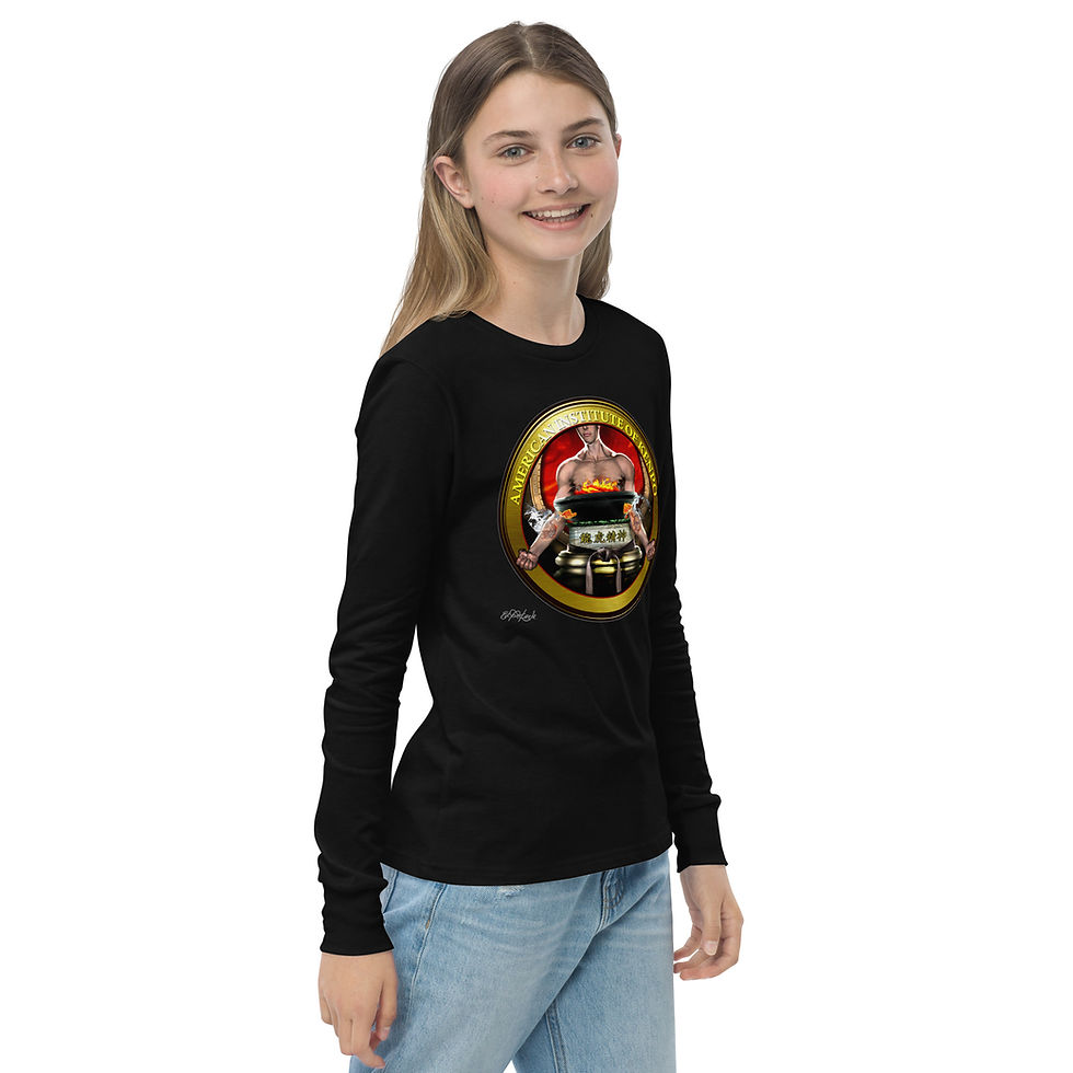 Thumbnail: Black Belt Promotion 2024 June: Youth Long Sleeve Shirt