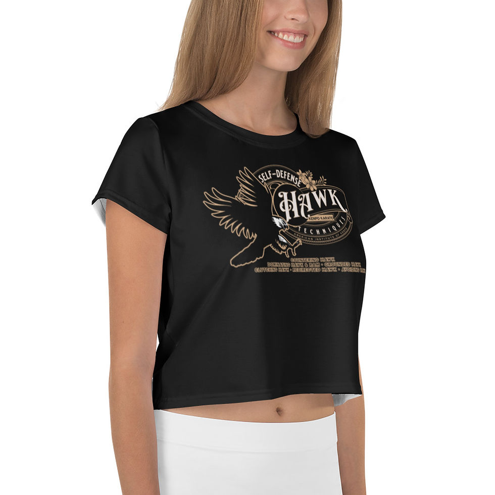 Thumbnail: Hawk EPJ: Women's Crop Tee Black