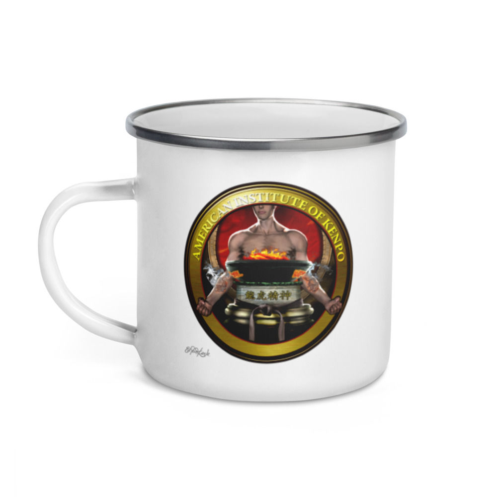 Black Belt Urn: Enamel Mug