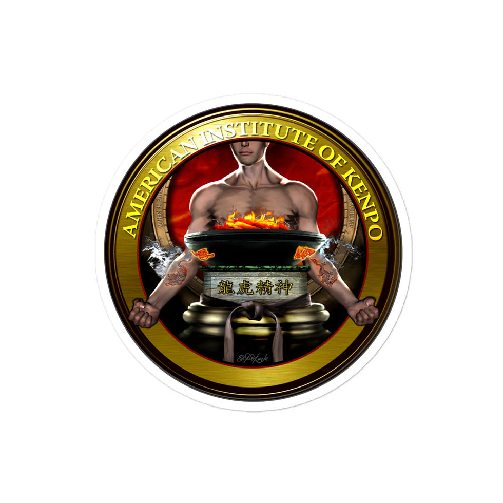 Thumbnail: Black Belt Urn: Bubble-Free Stickers