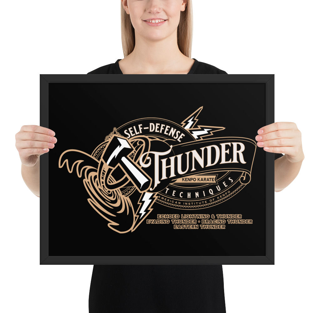 Thunder EPJ: Framed Poster 16"x20" to 18"x24"