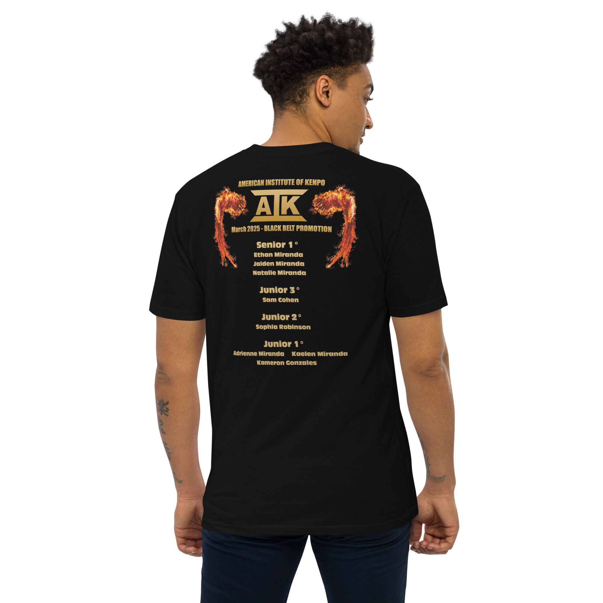 Black Belt Promotion 2025 March: Adult Premium T-Shirt