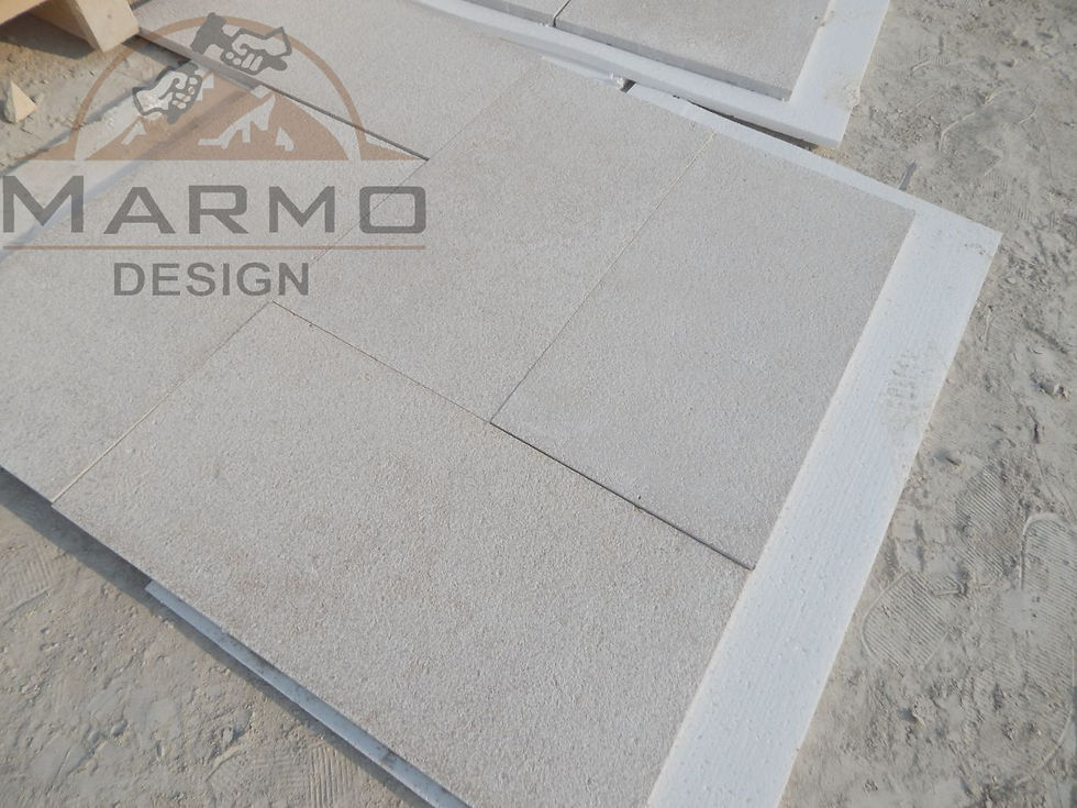 Sinai Pearl - Bush hammered Limestone Textured Surface Egypt Supplier